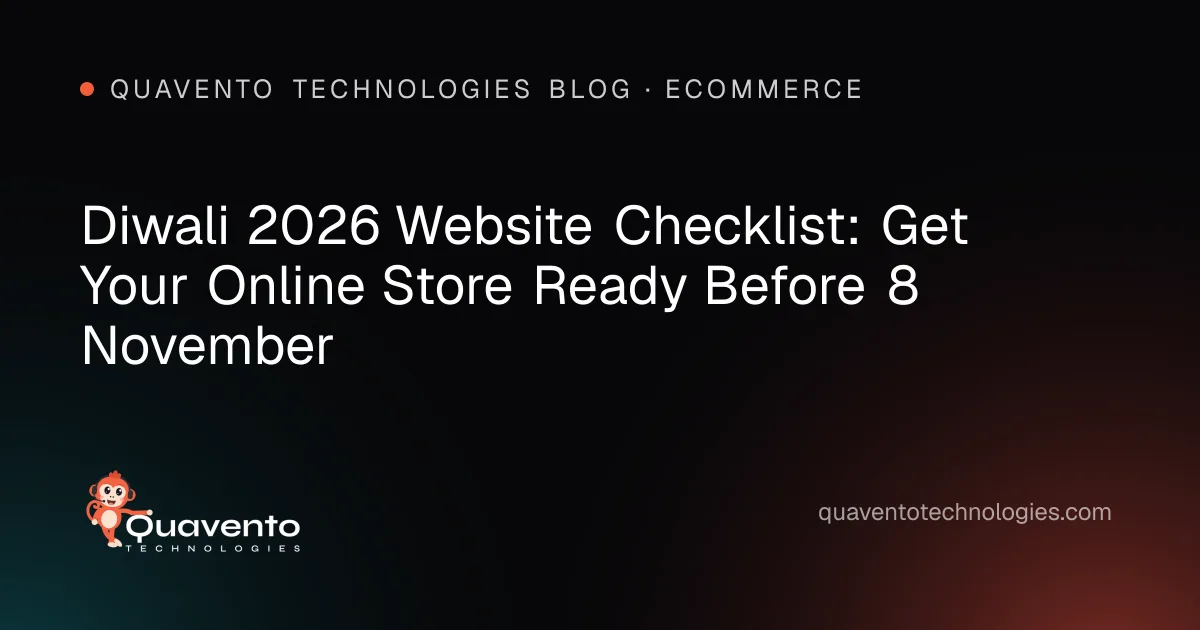 Cover graphic: Diwali 2026 website checklist for online stores in India