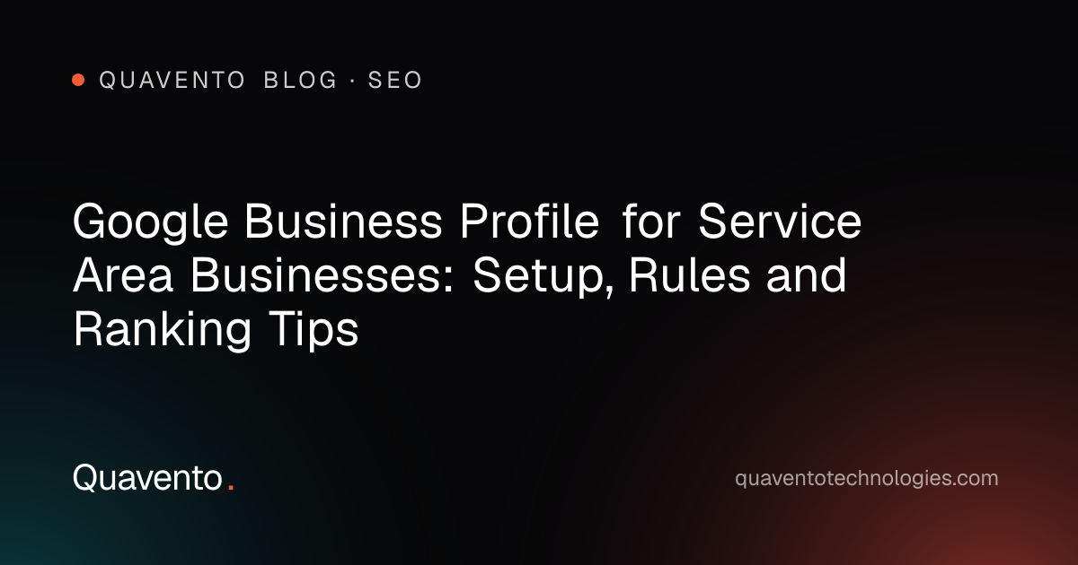 Cover graphic: Google Business Profile for service area businesses