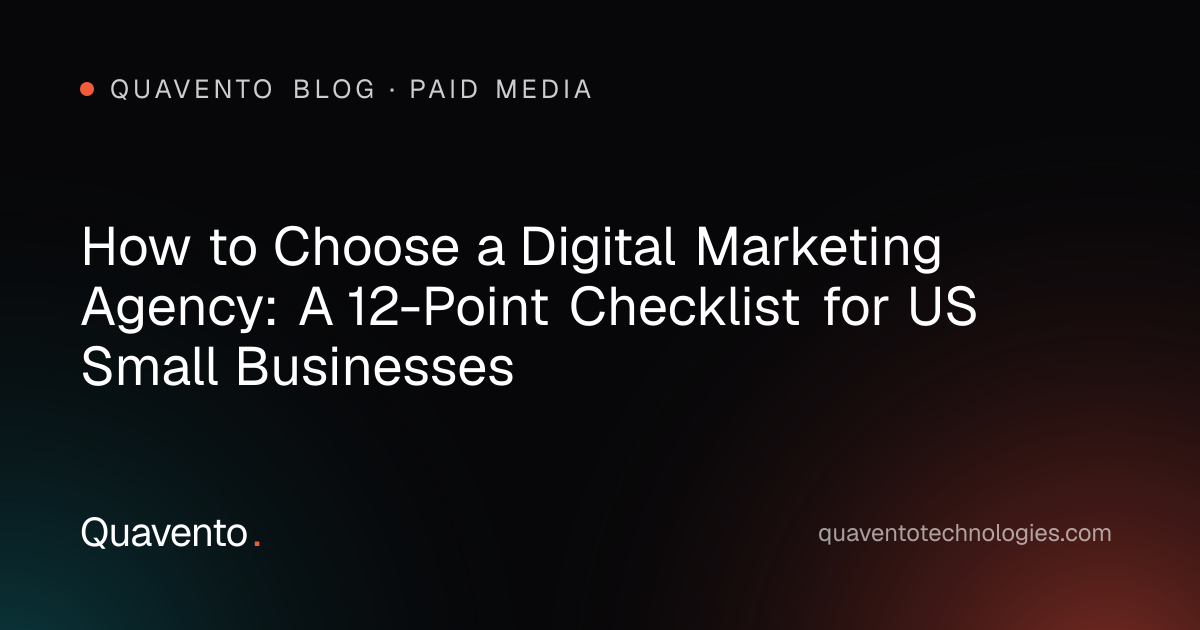 Cover graphic: how to choose a digital marketing agency
