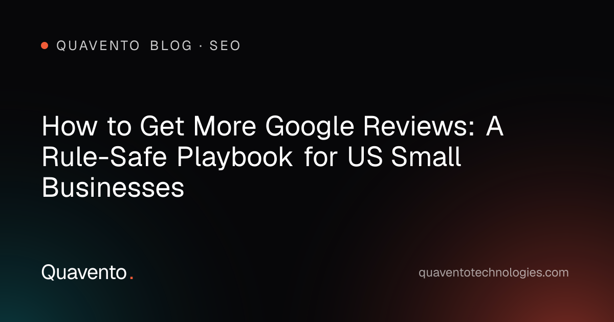 Cover graphic: how to get more Google reviews the right way