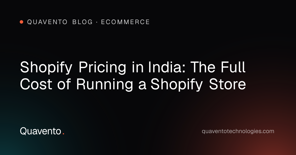 Cover graphic: Shopify pricing in India