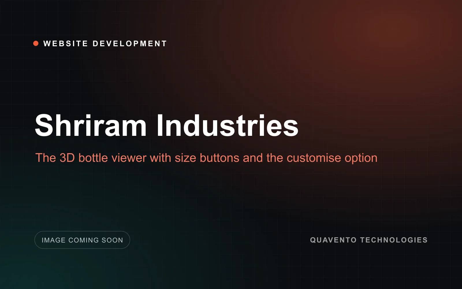 3D bottle viewer on the Shriram Industries website