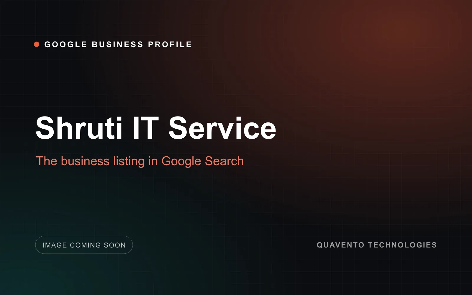 Shruti IT Service business listing in Google Search results