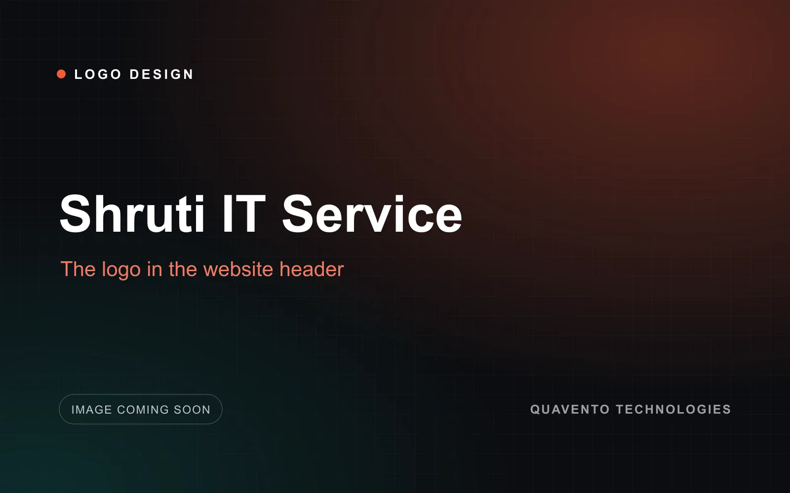 Shruti IT Service logo in the website header
